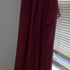 David's Bridal Bridesmaid Strapless Dress